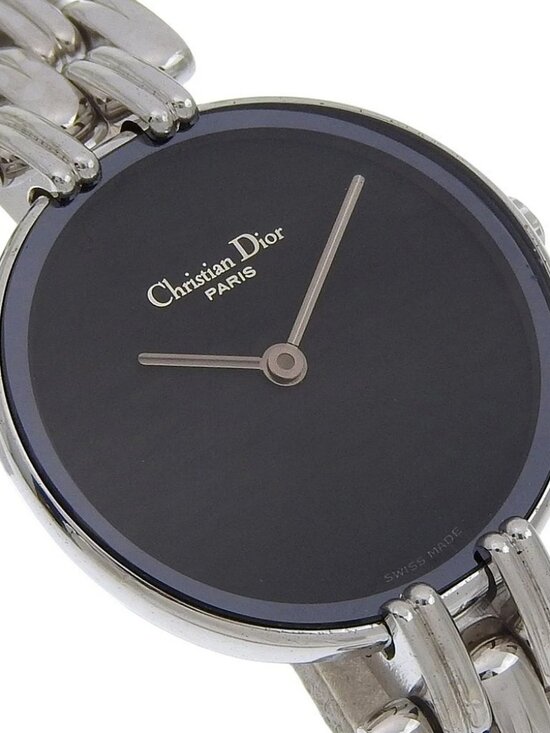 Dior Bakira Watches D44-120 Silver blackDial Stainless Steel Quartz Analog... main image 9